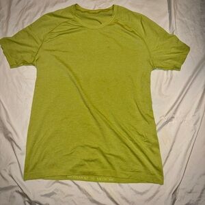 Yellow Metal Vent Tech Short Sleeve Lululemon shirt